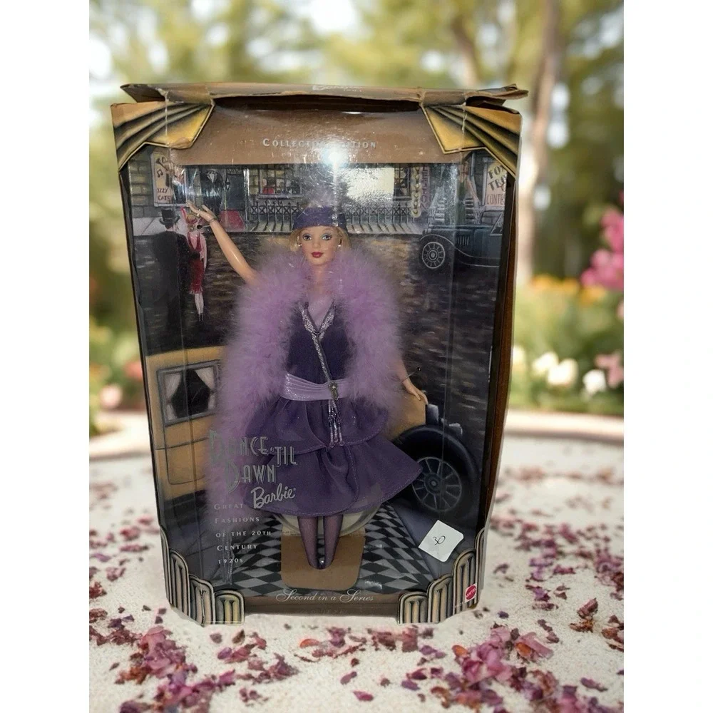 (B31/10)barbie)Dance Till Dawn Collector Flapper 2nd Series 1998 Damage Box
